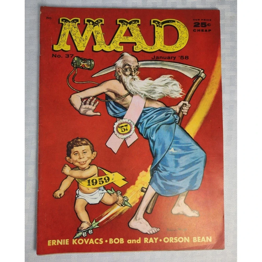 MAD Magazine #37 January 1958 EXCELLENT Condition!